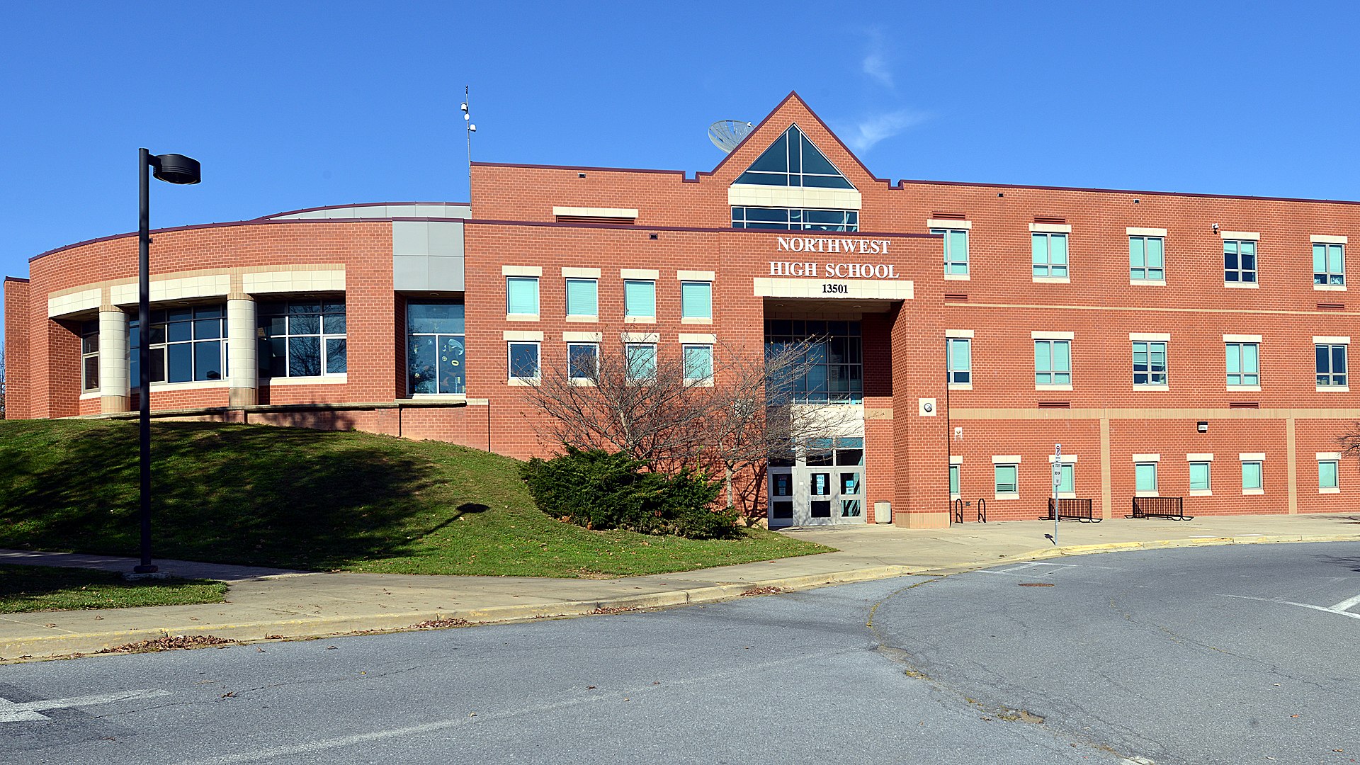 entrance of northwest high school